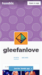 Mobile Screenshot of gleefanlove.tumblr.com