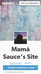 Mobile Screenshot of mamasauces.tumblr.com