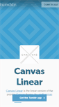 Mobile Screenshot of canvaslinear-theme.tumblr.com
