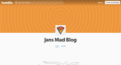 Desktop Screenshot of jansmadblog.tumblr.com