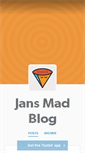 Mobile Screenshot of jansmadblog.tumblr.com