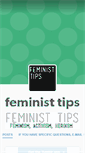 Mobile Screenshot of feminist-tips.tumblr.com
