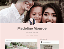 Tablet Screenshot of madeline-monroe.tumblr.com