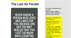 Desktop Screenshot of fendrbender.tumblr.com