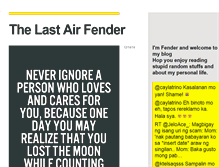 Tablet Screenshot of fendrbender.tumblr.com
