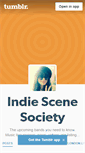 Mobile Screenshot of indiescenesociety.tumblr.com