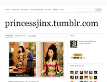 Tablet Screenshot of princessjinx.tumblr.com