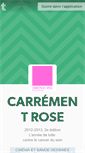 Mobile Screenshot of carrementrose.tumblr.com
