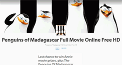 Desktop Screenshot of penguinsofmadagascarfullmoviehd.tumblr.com