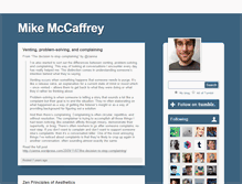 Tablet Screenshot of mikemccaffrey.tumblr.com
