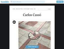 Tablet Screenshot of carloscasso.tumblr.com
