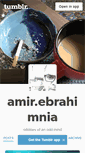 Mobile Screenshot of amirebrahimnia.tumblr.com