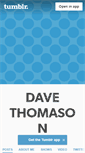 Mobile Screenshot of davethomason.tumblr.com