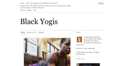 Desktop Screenshot of blackyogis.tumblr.com