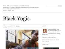 Tablet Screenshot of blackyogis.tumblr.com