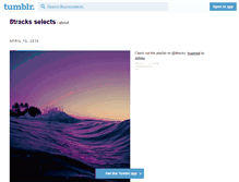Tablet Screenshot of 8tracksselects.tumblr.com
