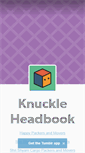 Mobile Screenshot of knuckleheadbook.tumblr.com