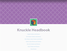 Tablet Screenshot of knuckleheadbook.tumblr.com