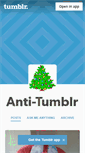 Mobile Screenshot of anti-tumblr.tumblr.com