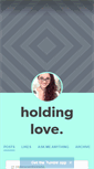 Mobile Screenshot of holdlovestrong.tumblr.com