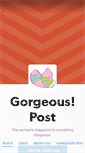 Mobile Screenshot of gorgeouspost.tumblr.com