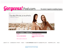 Tablet Screenshot of gorgeouspost.tumblr.com