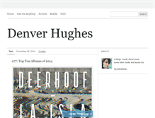 Tablet Screenshot of denverhughes.tumblr.com