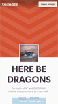 Mobile Screenshot of herebedragons.tumblr.com