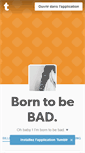 Mobile Screenshot of born-tobebad.tumblr.com