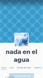 Mobile Screenshot of nadaenelagua.tumblr.com