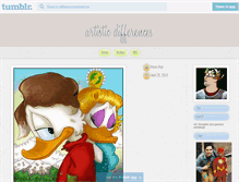 Tablet Screenshot of differenzeartistiche.tumblr.com