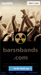 Mobile Screenshot of barsnbands.tumblr.com