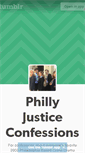 Mobile Screenshot of phillyjusticeconfessions.tumblr.com