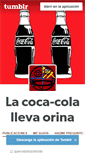 Mobile Screenshot of lacocacolallevaorina.tumblr.com