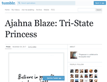 Tablet Screenshot of ajahnablaze.tumblr.com