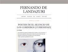 Tablet Screenshot of fernandodelandazuri.tumblr.com