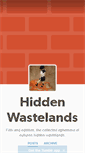 Mobile Screenshot of hiddenwasteland.tumblr.com