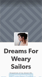 Mobile Screenshot of dreamsforwearysailors.tumblr.com