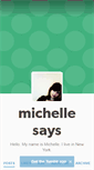 Mobile Screenshot of michelle-said.tumblr.com