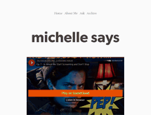 Tablet Screenshot of michelle-said.tumblr.com