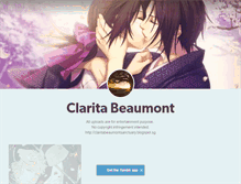 Tablet Screenshot of claritabeaumont.tumblr.com