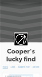 Mobile Screenshot of coopercobra.tumblr.com