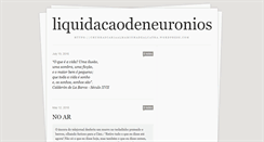 Desktop Screenshot of liquidacaodeneuronios.tumblr.com