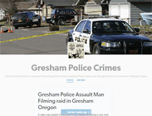 Tablet Screenshot of greshampolicecrimes.tumblr.com