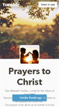 Mobile Screenshot of prayerstochrist.tumblr.com