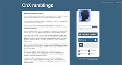 Desktop Screenshot of chxrambling.tumblr.com