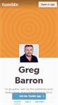 Mobile Screenshot of gregbarron.tumblr.com