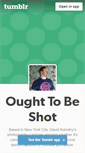 Mobile Screenshot of oughttobeshotphotography.tumblr.com