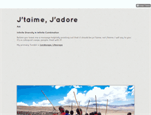 Tablet Screenshot of jtaimejadore.tumblr.com