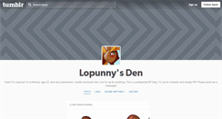 Desktop Screenshot of lopun.tumblr.com